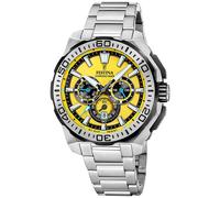Festina Chrono Bike 2025 (45,5 Mm) Cadran Jaune / Bracelet En Acier F20724/4