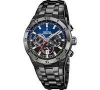 Festina Montre Homme F20673/1 Chrono Bike - Acier 316L Noir, Quartz, Chronographe, 10 ATM