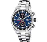 Festina Montre Homme F20694/5 Timeless Chronograph – Acier 316L argenté, Quartz, 10 ATM