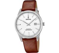 Festina cuir élégant hommes montre F20512/2 montre-bracelet brun classique D2UF20512/2