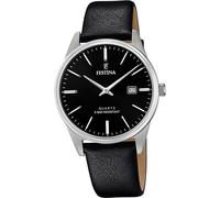 Festina cuir élégant hommes montre F20512/4 montre-bracelet noir classique D2UF20512/4