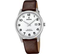 Festina cuir homme montre F20512/1 montre bracelet brun foncé classique D2UF20512/1
