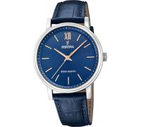Festina cuir hommes montre bracelet bleu de luxe D2UF20660/4