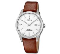 Festina Élégant Montre Hommes F20512/2 Cuir Montre Classique Braun UF20512/2