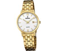 Festina en acier inoxydable Montre élégante pour dames F20514/2 Montre-bracelet or classique D2UF20514/2
