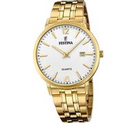 Festina en acier inoxydable Montre élégante pour hommes F20513/2 Montre-bracelet or classique D2UF20513/2