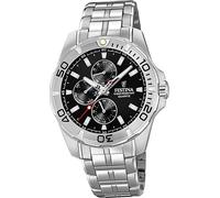 Festina en acier inoxydable pour hommes montre F20445/3 montre-bracelet argent multifonction D2UF20445/3