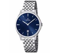 Montre FESTINA pour Homme F16744/3 Acero Clasico Boîtier en Acier Inoxydable Gris Bracelet en Acier Inoxydable Gris
