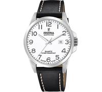 Festina F20025/1 montre homme bracelet cuir date noir