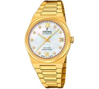 Montre Femme Festina Acier Inoxydable Or Festina Montre-Bracelet De Fabrication Suisse Uf20033/1