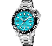 Festina Montre pour Homme F20043/5 Swiss Made Diver Boîtier en Acier Inoxydable Gris Bracelet en Acier Inoxydable Gris