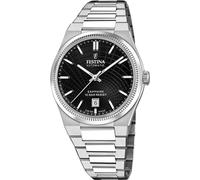 Festina F20083/4 Swiss Made Montre homme en acier inoxydable date argentée