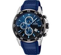 Montre Bracelet Homme - FESTINA - F20330/A - Chronographe - Acier inoxydable - Étanchéité 10 Atm