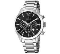 Festina F20343/8 Timeless Chronograph Multifonction Quartz Homme Noir Argenté...