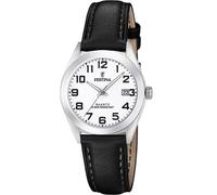 Festina F20447/1 Montre femme à quartz avec bracelet en cuir noir
