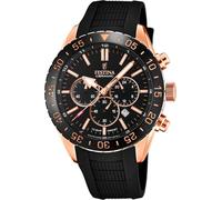 Montre FESTINA pour Homme F20516/2 Ceramic Boîtier en Acier Inoxydable Rose Bracelet en Plastique Noir