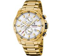 Montre FESTINA pour Homme F20541/1 Chrono Sport Boîtier en Acier Inoxydable Doré Bracelet en Acier Inoxydable Doré