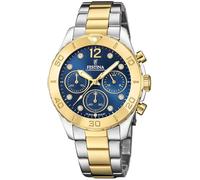 Festina F20604/3 Montre Femme Boyfriend Chronographe Quartz avec bracelet en acier inoxydable