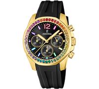 Festina F20650/3 Boyfriend Chronographe Montre Femme 38mm 10ATM