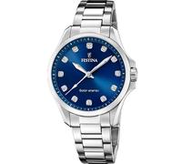 Festina F20654/4 Montre solaire femme en acier inoxydable argenté