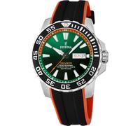 Montre FESTINA pour Homme F20662/2 The Originals Boîtier en Acier Inoxydable Gris Bracelet en Plastique Noir