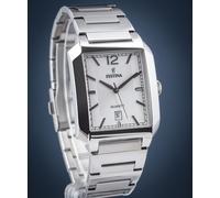 Festina F20677/2 Montre Homme Rectangulaire Acier/Argenté