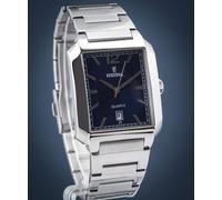 Festina F20677/3 Montre homme rectangulaire acier/bleu