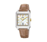Festina On The Square F20682/4 - Femme - Analogique - Quartz - Stainless steel - Verre minéral