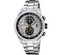 Festina F20694/4 Chronographe Montre Homme Acier inoxydable Date argenté