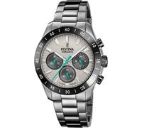 Festina F20703/1 Montre dame chronographe anthracite/turquoise