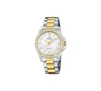Festina Femmes Analogique-Numérique Quartz Montre avec Bracelet en Acier Inoxydable