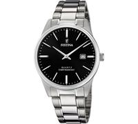 Festina Montre pour Homme F20511/4 Acero Clasico Boîtier en Acier Inoxydable Gris Bracelet en Acier Inoxydable Gris