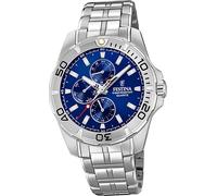 Festina mens montre F20445/2 acier montre-bracelet multifonction argent D2UF20445/2