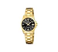 Festina Montre Femme F20050/4 Classic Steel – Acier 316L doré, Quartz, Verre saphir, 10 ATM