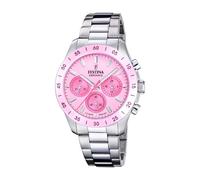 Festina Montre F20693/2 Unisexe Chronographe Quartz Acier 316L Céramique Cadran rose 39 mm 10 ATM