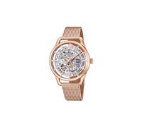 Festina Montre Automatique Femme Acier Inoxydable 316L Rose - Montres Femme - Verre Saphir Haute Résistance F20628/2