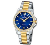 Festina Montre Bracelet pour Femmes Mode Pure Acier Inox Argent Or UF20594/2