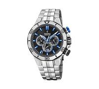 Festina Montre chronographe à Quartz Unisexe pour Adulte avec Bracelet en Acier Inoxydable F20448/5, Bracelet