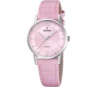Festina Montre Femme Analogique Cuir Rose - Quartz - Verre minéral Haute résistance - Élégante et Classique F20691/3