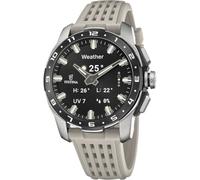 Festina Montre Connectée Homme Hybride Connected Full D Gris Clair | Analogique Connectée, Autonomie 10 Jours, Écran AMOLED, Appels Bluetooth, GPS, Santé, 5 ATM, Caoutchouc F23305/7