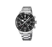 Festina, Montre, Cristal de Saphir, Super-LumiNova, Acier Inoxydable, Étanchéité 10 Bar/jusquà 100 mètres, Homme Analogique Quartz Montre avec Bracelet en Acier Inoxydable F20575/3