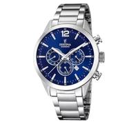 Festina, Montre, Cristal de Saphir, Super-LumiNova, Acier Inoxydable, Étanchéité 10 Bar/jusquà 100 mètres, Autonomie de la Batterie jusquà 2 Ans, Montres Bracelet F20343/7