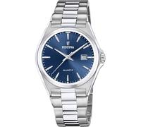 FESTINA, Montre, Cristal de Saphir, Super-LumiNova, Acier Inoxydable, Étanchéité 10 Bar/jusquà 100 mètres, Autonomie de la Batterie jusquà 2 Ans, Festina Casual Mens Blue Watch F20552/3