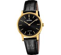 Festina montre dame suisse bracelet cuir noir D2UF20017/3