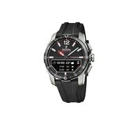 Festina Montre connectée hybride Homme F23000/4 - Bracelet caoutchouc noir, suivi pas, autonomie 10j