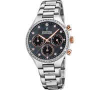 Festina montre en acier inoxydable pour dames F20401/4 montre-bracelet argent Boyfriend D2UF20401/4