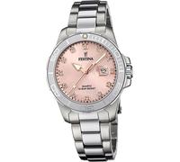 Festina montre en acier inoxydable pour dames F20503/2 montre-bracelet argent Boyfriend D2UF20503/2