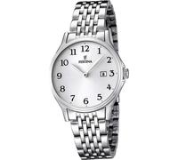 Festina montre en acier inoxydable pour femmes-hommes F16748/1 montre-bracelet argent classique D2UF16748/1