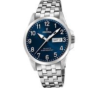 Festina montre en acier inoxydable pour hommes F20357/C montre-bracelet argent classique D2UF20357/C
