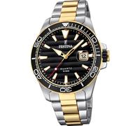 Festina montre en acier inoxydable pour hommes F20362/2 montre-bracelet argent or Prestige D2UF20362/2
